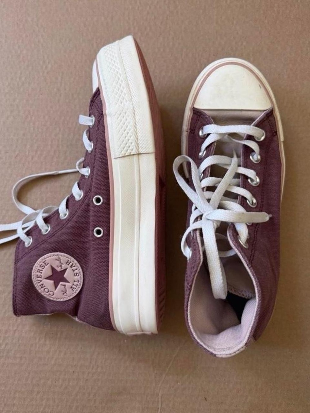 Converse Chuck Taylor High Top Sneakers - Dusty Mauve